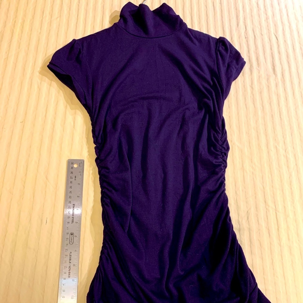 Purple mini dress